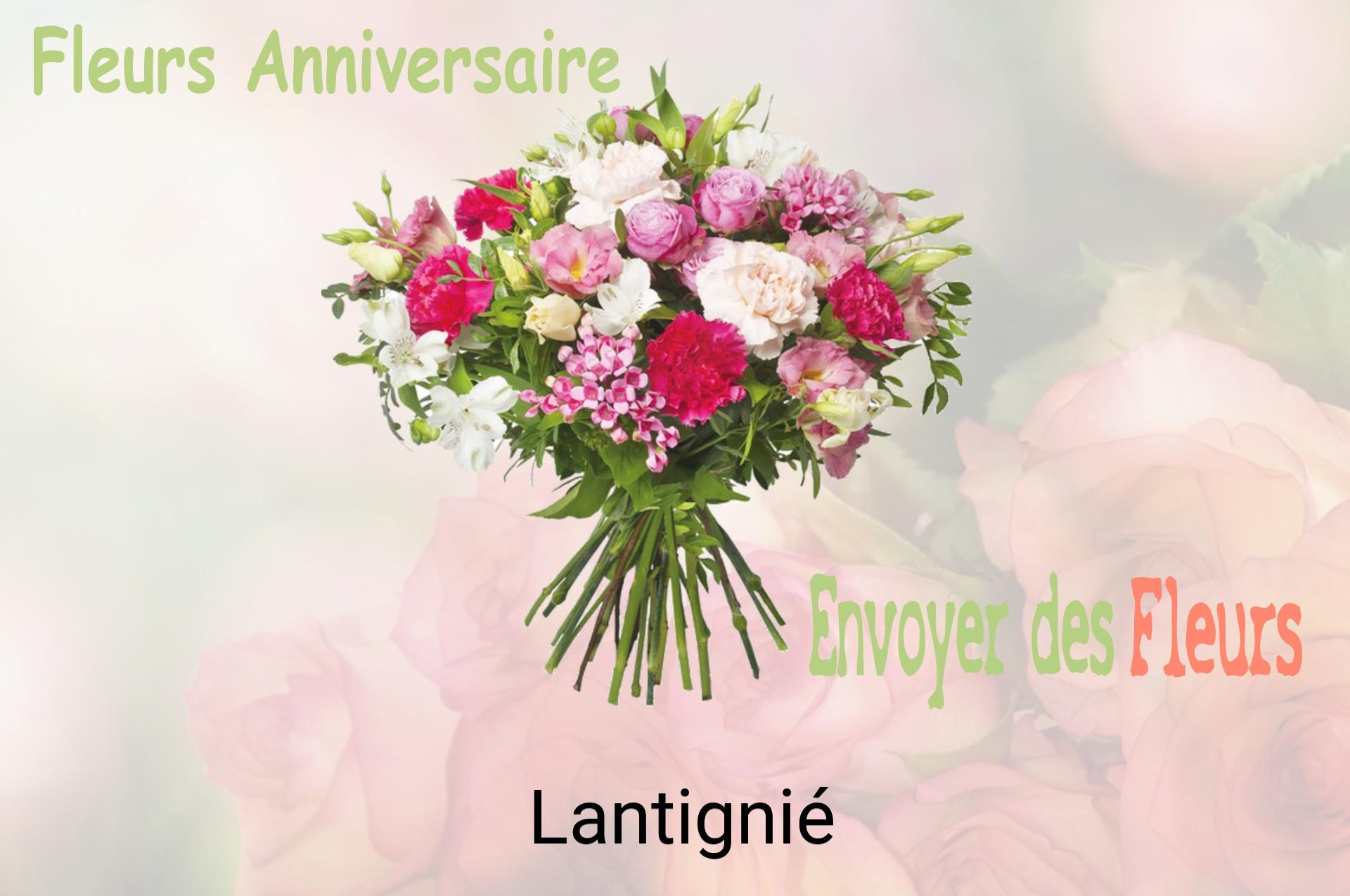 Bouquet de fleurs d’anniversaire livré à Lantignié